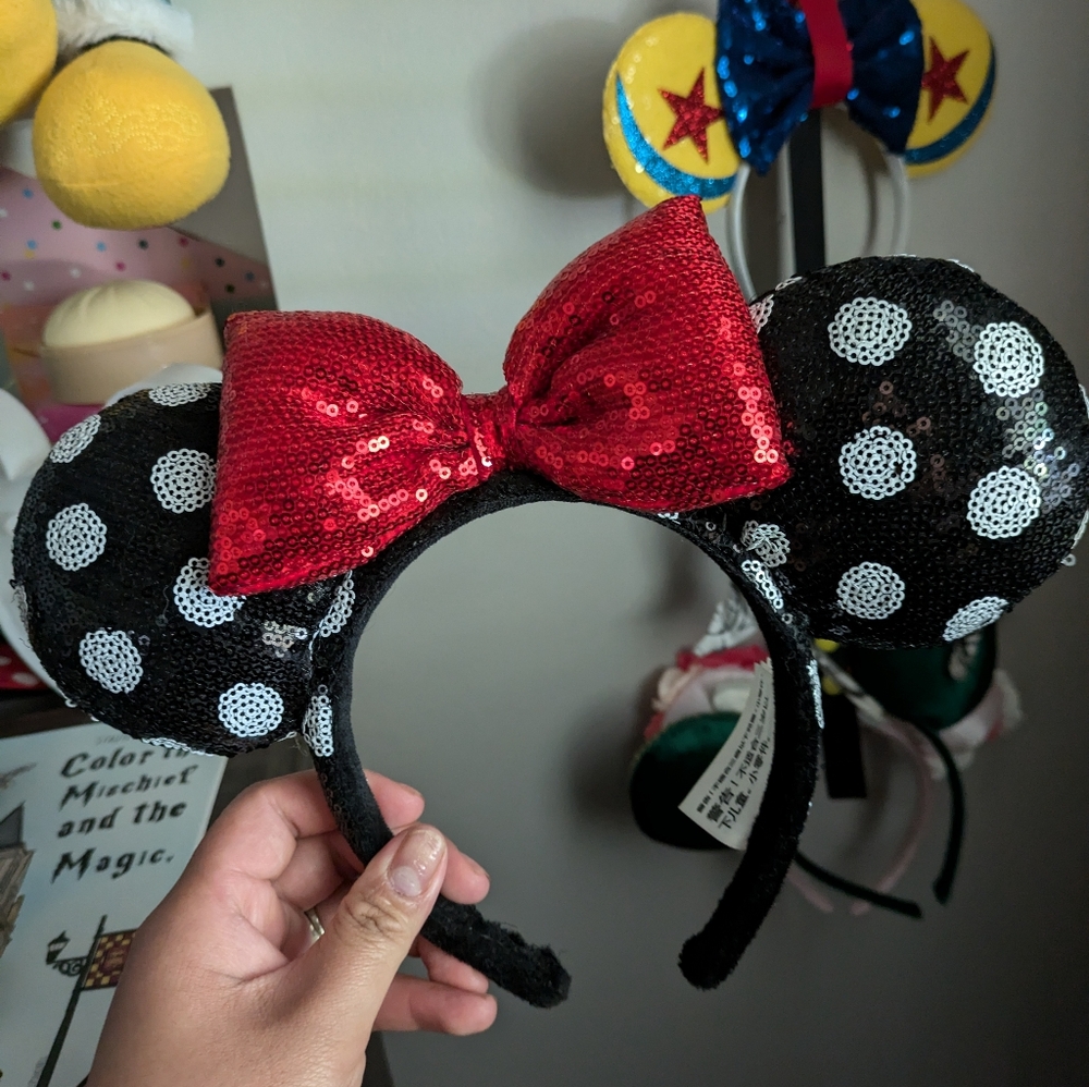 Disney Parks Official Minnie polka dot ears